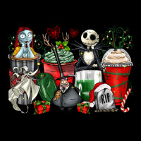 Christmas Cartoon Characters Coffee Cups Ladies Tee | Teevron