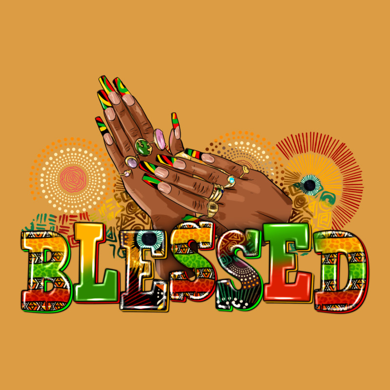 Blessed Afro Woman Hands Urban Heavy Tee by AdoDesignShop | Teevron