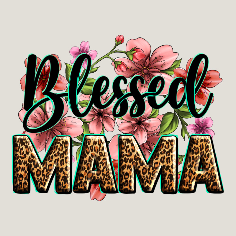 Flowers Blessed Mama Heavy Core Tee by Zillion Design Studio | Teevron