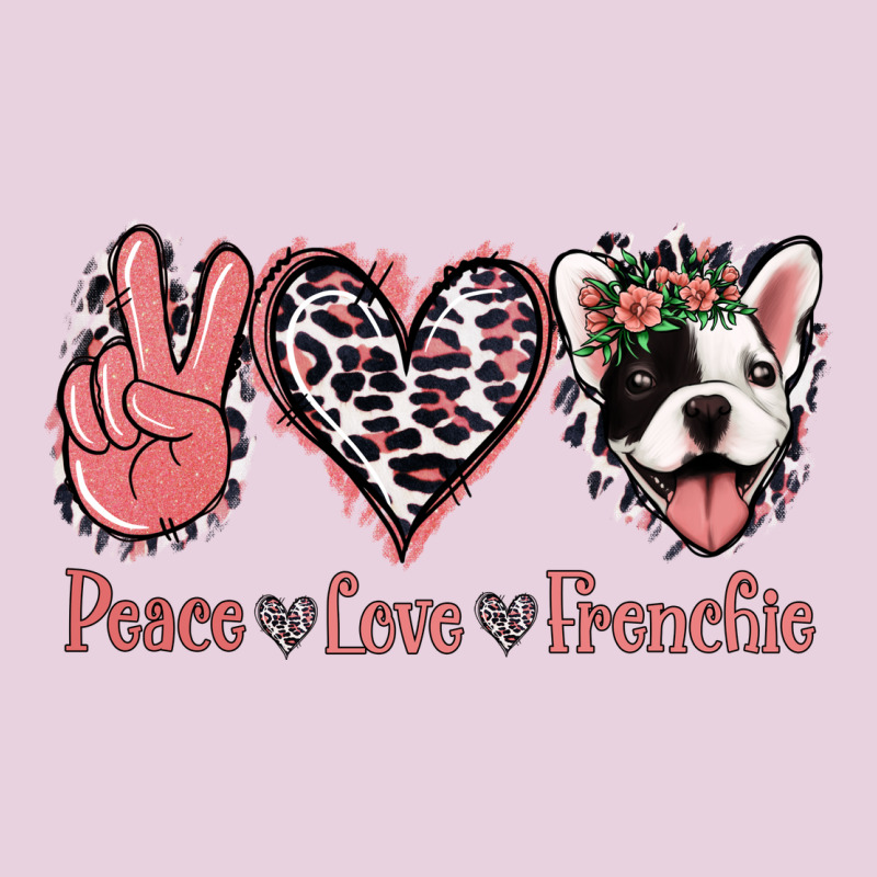 Peace Love French Bulldog Classic Tee by Jasminsmagicworld | Teevron