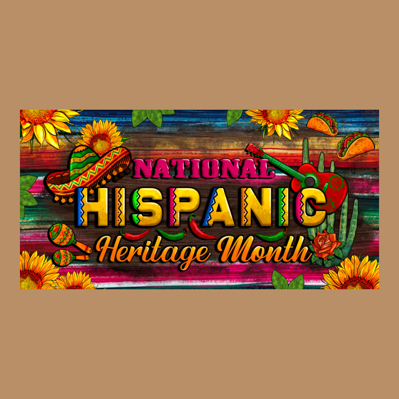 National Hispanic Heritage Month License Plate Vintage Hoodie by BundleAndBundleShop | Teevron