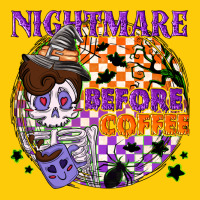 Nightmare Before The Coffee Halloween Premium Hoodie | Teevron