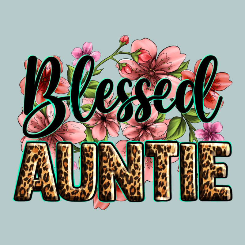 Flowers Blessed Auntie Heavy Core Tee by Zillion Design Studio | Teevron