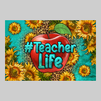 Teacher Life Skinny Metal Can Holder Premium Tee | Teevron