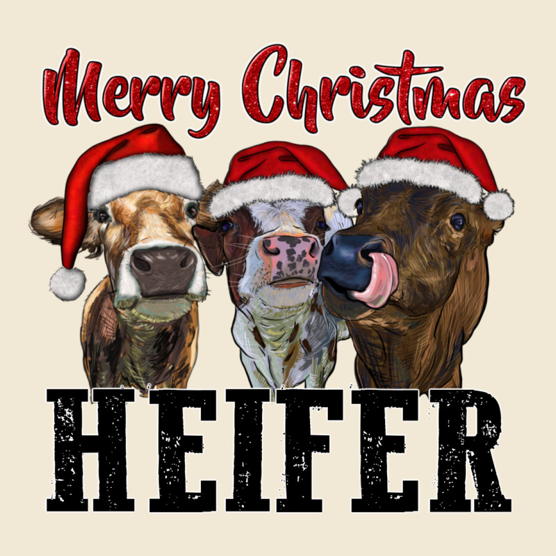 Merry Christmas Heifer Ladies Tee by RanaPortraitStore | Teevron