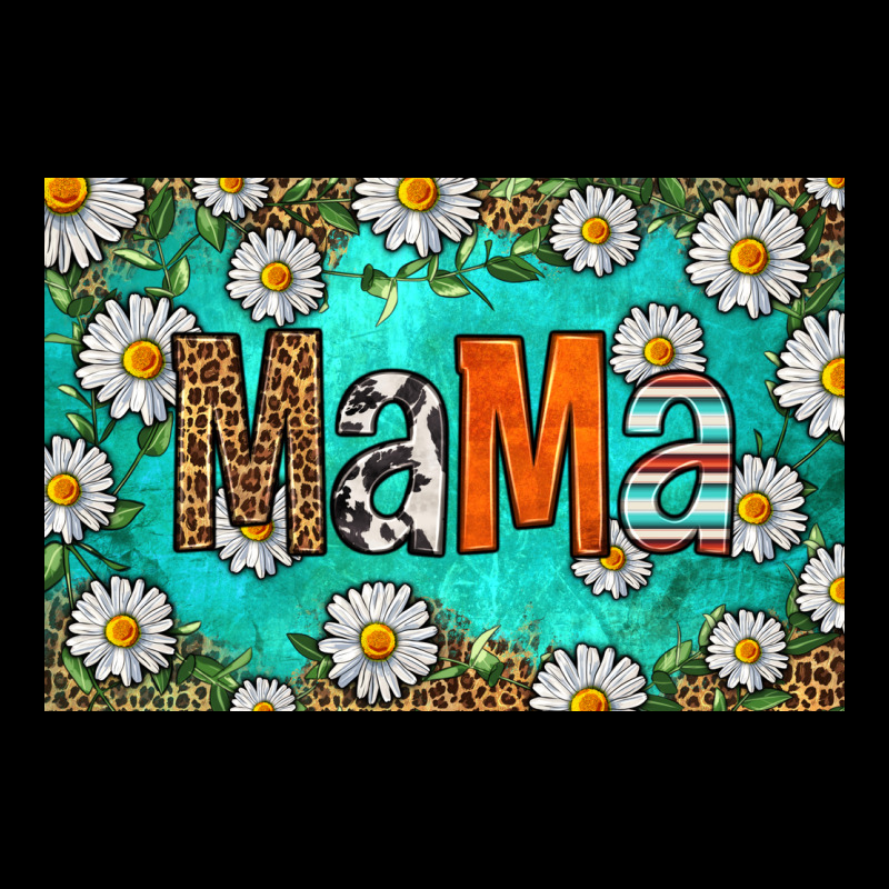 Western Daisy Mama Skinny Metal Can Holder Premium Tee by HRA Design Shop | Teevron