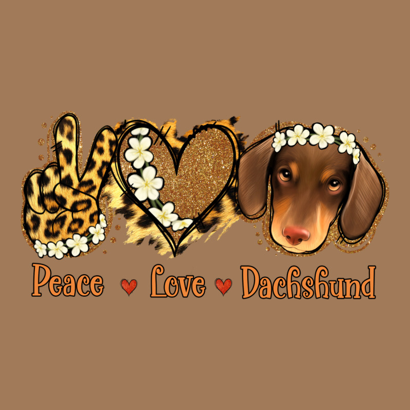 Peace Love Dachshund Classic Tee by Jasminsmagicworld | Teevron