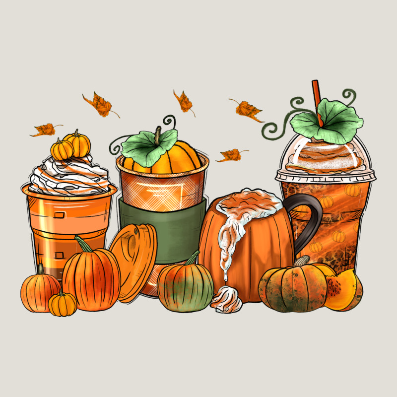 Pumpkins Coffee Cups Heavy Core Tee by Zillion Design Studio | Teevron