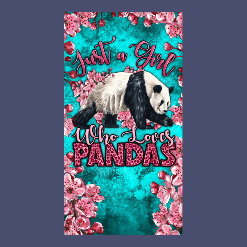 Just A Girl Who Loves Pandas Vintage Tee by LillyAllenDesigns | Teevron
