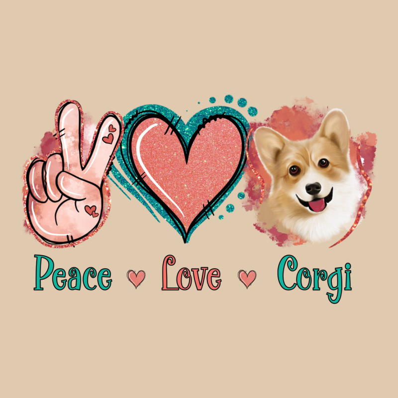 Peace Love Corgi Classic Tee by Jasminsmagicworld | Teevron
