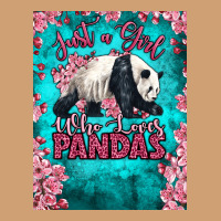 Just A Girl Who Loves Pandas Vintage Tee | Teevron