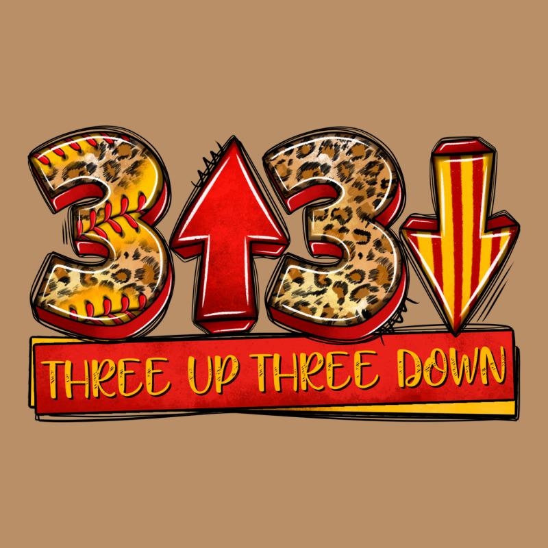 Three Up Three Down Softball Vintage Hoodie by Jasminsmagicworld | Teevron