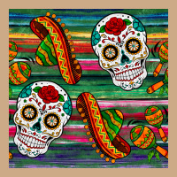 Sugar Skull Seamless Pattern Vintage Hoodie | Teevron