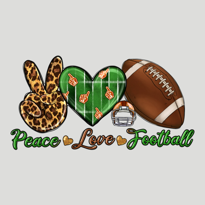 Peace Love Football Zipper Hoodie by BundleAndBundleShop | Teevron