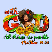 With God All Things Are Possible Juneteenth Urban Heavy Tee | Teevron