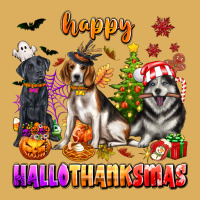 Happy Hallothanksmas Dogs Premium Hoodie | Teevron