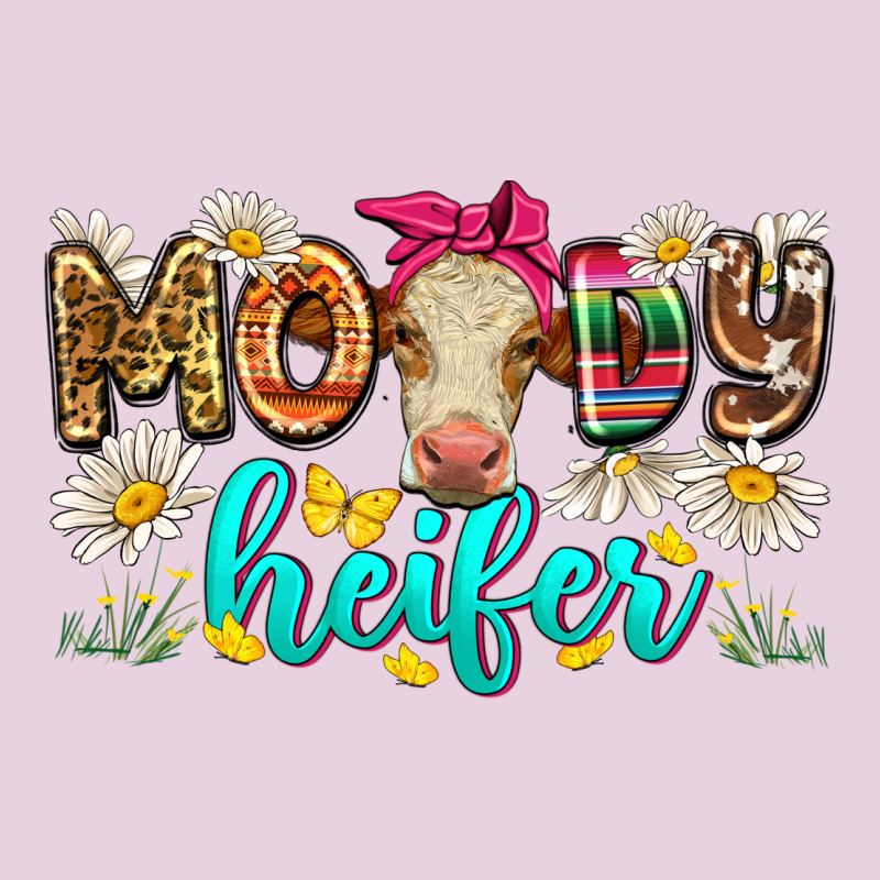 Moody Heifer Ladies Tee by Zillion Design Studio | Teevron