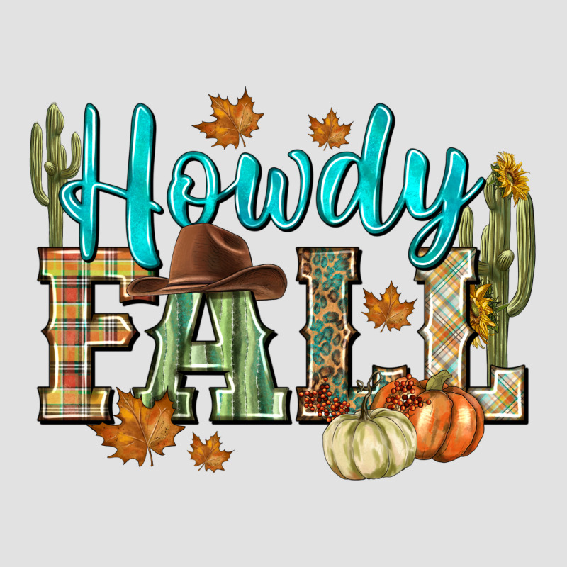 Western Howdy Fall Premium Hoodie by NancyCooperArtShop | Teevron