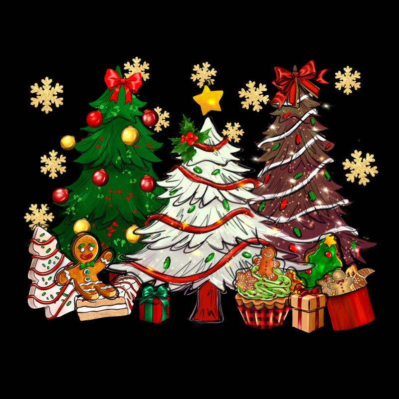 Cake Christmas Trees Heavyweight Sweatshirt by NancyCooperArtShop | Teevron