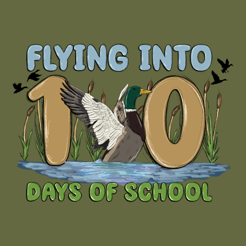 Flying Into 100 Days Of School Long Sleeve Tee by MaliasSmallBusiness | Teevron