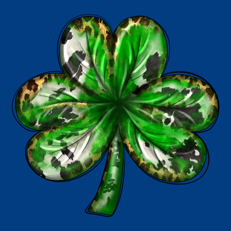 Shamrock With Leopard And Cowhide Premium Sweatshirt by NancyCooperArtShop | Teevron