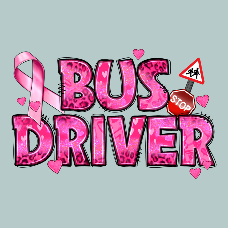 Breast Cancer Bus Driver Heavy Core Tee by texasbilliewilder | Teevron