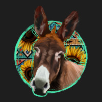 Aztec Backsground Donkey Classic Tee | Teevron