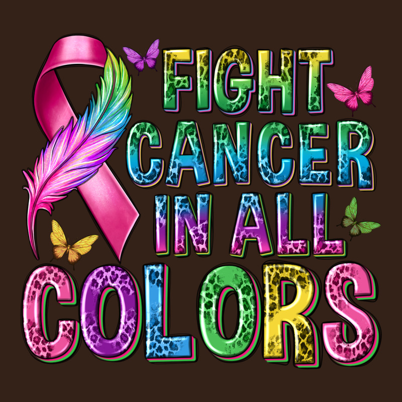Fight Cancer In All Colors Heavy Core Tee by texasbilliewilder | Teevron
