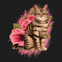 Floral Cat Classic Tee | Teevron