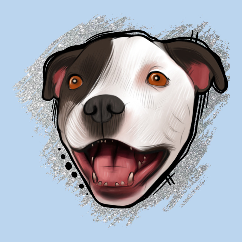 Pittbull Gray Glitter Classic Tee by Jasminsmagicworld | Teevron