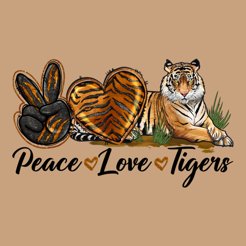 Peace Love Tigers Vintage Tee by LillyAllenDesigns | Teevron