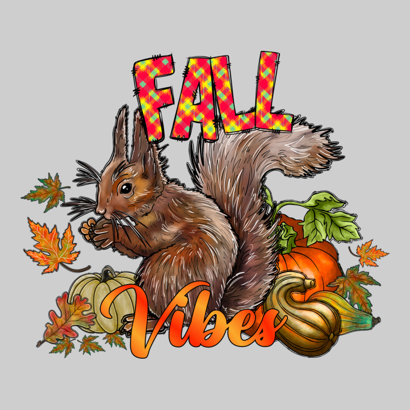 Fall Vibes Squirrel Premium Tee by CowhideDigitalArt | Teevron