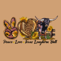Peace Love Texas Longhorn Bull Vintage Tee | Teevron
