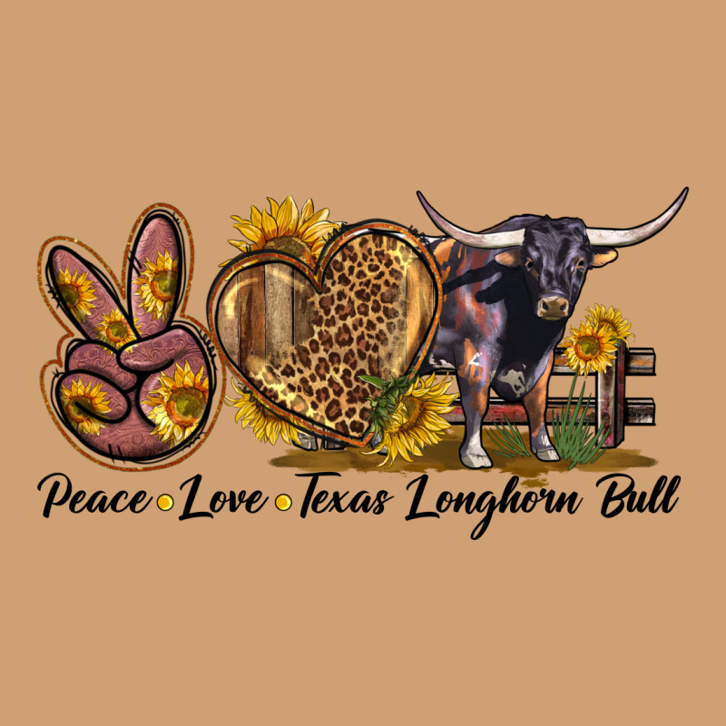 Peace Love Texas Longhorn Bull Vintage Tee by LillyAllenDesigns | Teevron