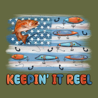 Fishing Lure Flag Keepin' It Reel Long Sleeve Tee | Teevron