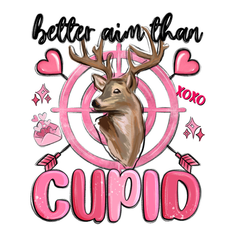 Better Aim Than Cupid Long Sleeve Tee by MaliasSmallBusiness | Teevron