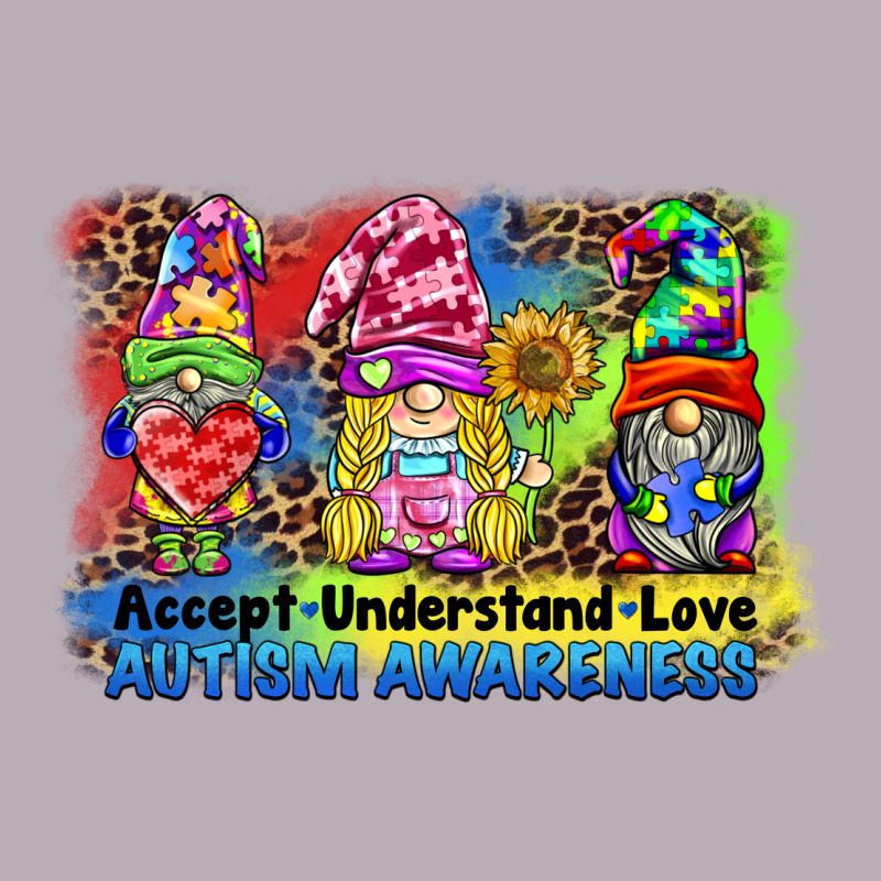 Accept Understand Love Autism Awareness Western Background Vintage Tee by BarkalooDesign | Teevron