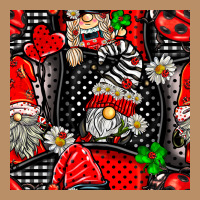 Ladybug Gnomes Seamless Pattern Vintage Hoodie | Teevron