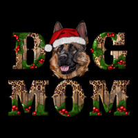 Chriistmas Dog Mom With German Shepherd Ladies Tee | Teevron