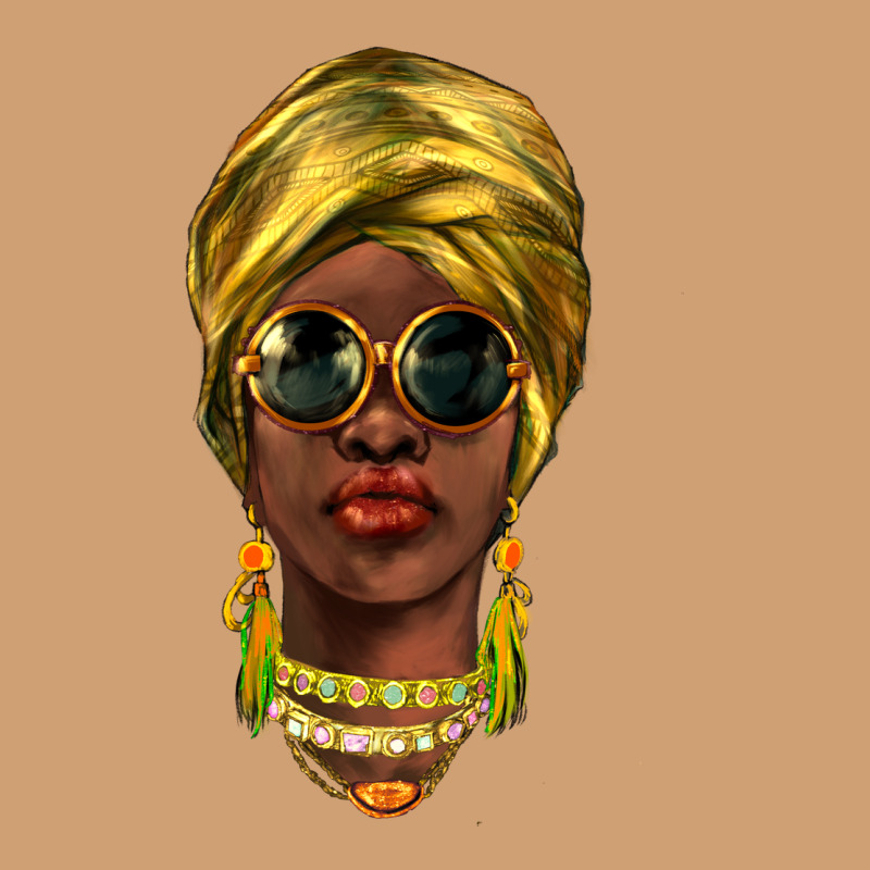 African Woman Vintage Tee by NancyCooperArtShop | Teevron