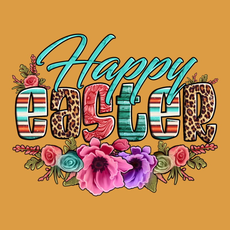 Happy Easter Western Floral Serape Leopard Urban Heavy Tee by Jasminsmagicworld | Teevron