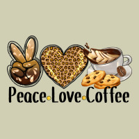 Peace Love Coffee Heavy Core Tee | Teevron