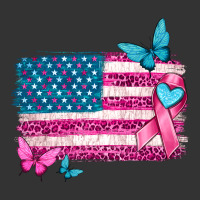 American flag breast cancer with ribbon | Teevron
