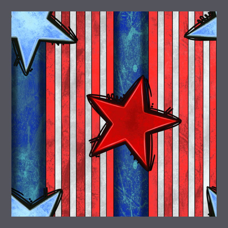 4th Of July Stars And Stripes Seamless Pattern Vintage Hoodie by BundleAndBundleShop | Teevron