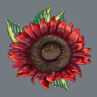 Procut Red Sunflower Heavyweight Sweatshirt | Teevron