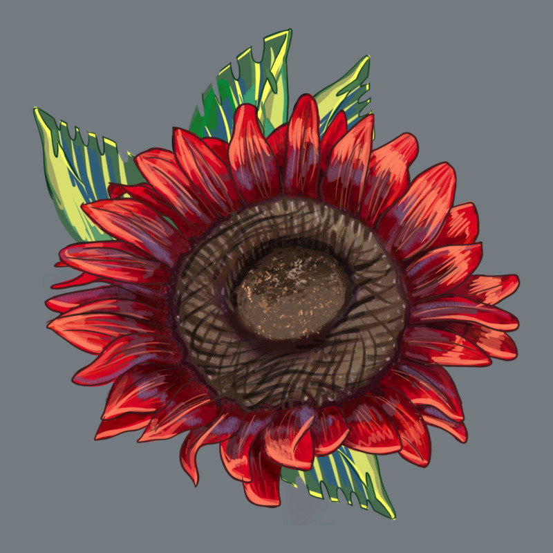 Procut Red Sunflower Heavyweight Sweatshirt by LillyAllenDesigns | Teevron