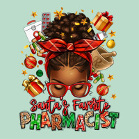 Santas Favorite Pharmacist Afro Messy Bun Premium Hoodie | Teevron