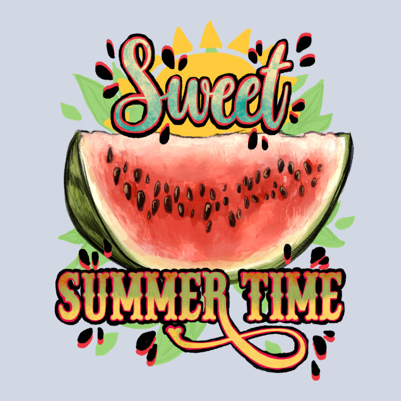 Sweet Summer Time Watermelon Premium Sweatshirt by NancyCooperArtShop | Teevron