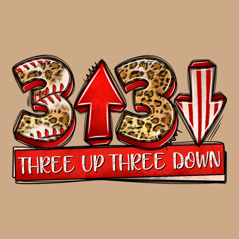 Three Up Three Down Baseball Vintage Hoodie by Jasminsmagicworld | Teevron