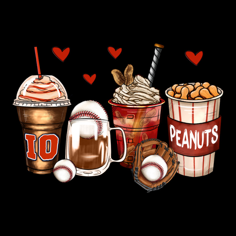Baseball Coffee Cups Heavy Core Tee by Zillion Design Studio | Teevron